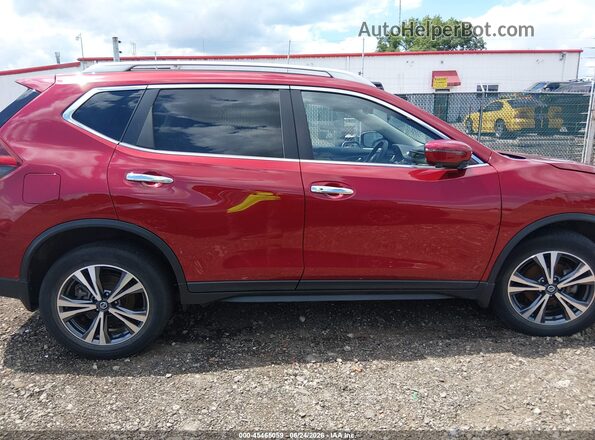 5N1AT2MV2KC804469 2019 NISSAN ROGUE Red Սարքավորումների վահանակի տեսք
