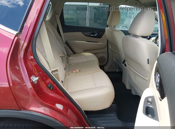5N1AT2MV2KC804469 2019 NISSAN ROGUE Red VIN կոդի պիտակի տեսք