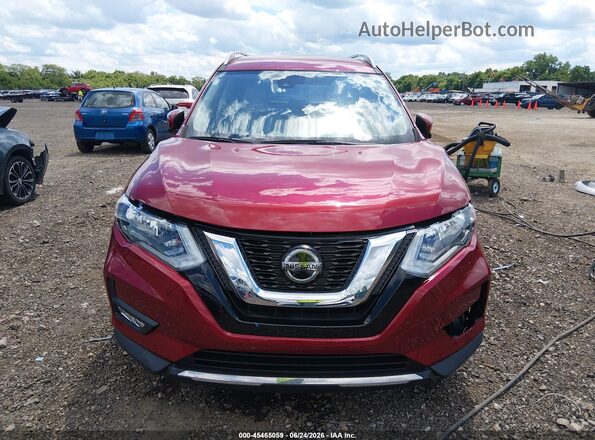 5N1AT2MV2KC804469 2019 NISSAN ROGUE Red Առջևի վահանակի տեսք
