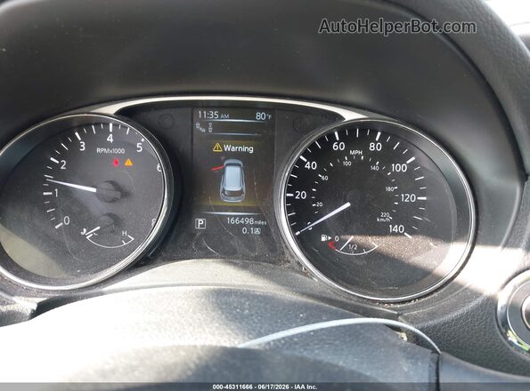5N1AT2MV3GC737100 2016 NISSAN ROGUE Silver Вид задніх сидінь