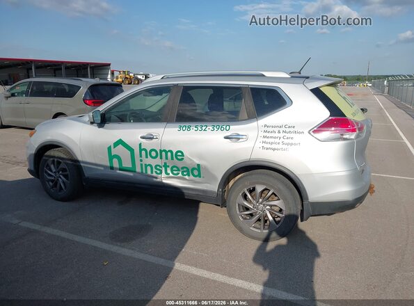 5N1AT2MV3GC737100 2016 NISSAN ROGUE Silver Панорамний вид салону 360°