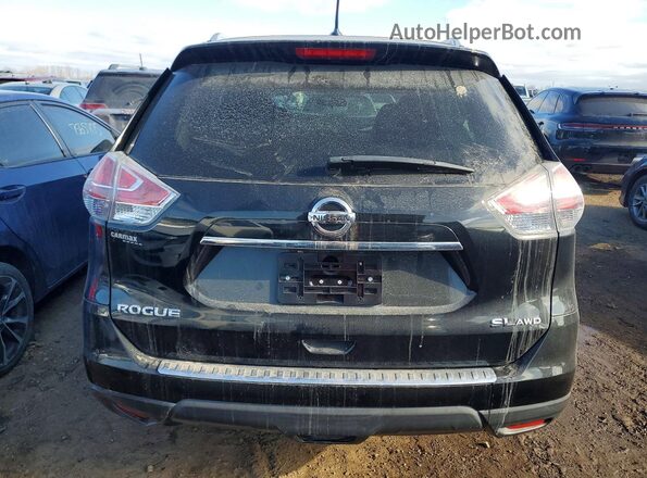 5N1AT2MV3GC742359 2016 NISSAN ROGUE Black Widok z tyłu