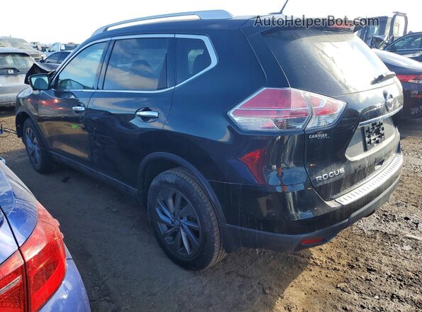 5N1AT2MV3GC742359 2016 NISSAN ROGUE Black Tył lewy
