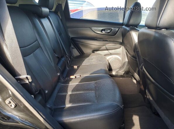 5N1AT2MV3GC742359 2016 NISSAN ROGUE Black Widok wnętrza z tyłu