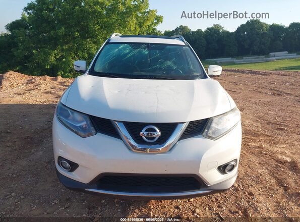 5N1AT2MV3GC751367 2016 NISSAN ROGUE White ხელსაწყოთა პანელის ხედი