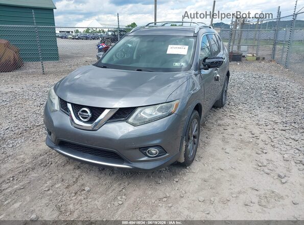 5N1AT2MV3GC770548 2016 NISSAN ROGUE Gray Front left
