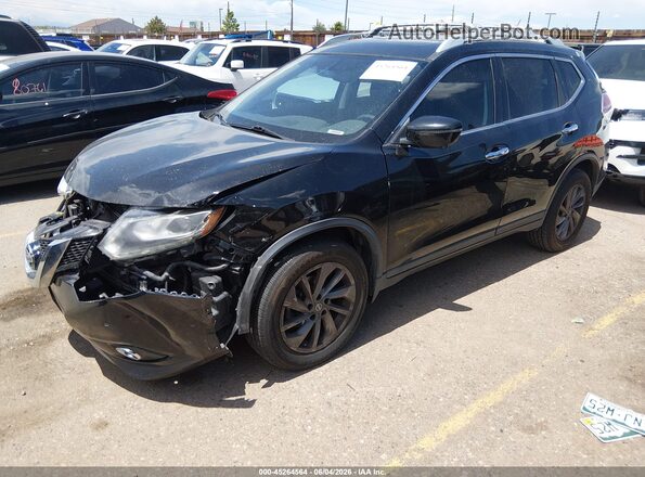 5N1AT2MV3GC785261 2016 NISSAN ROGUE Black Przód lewy