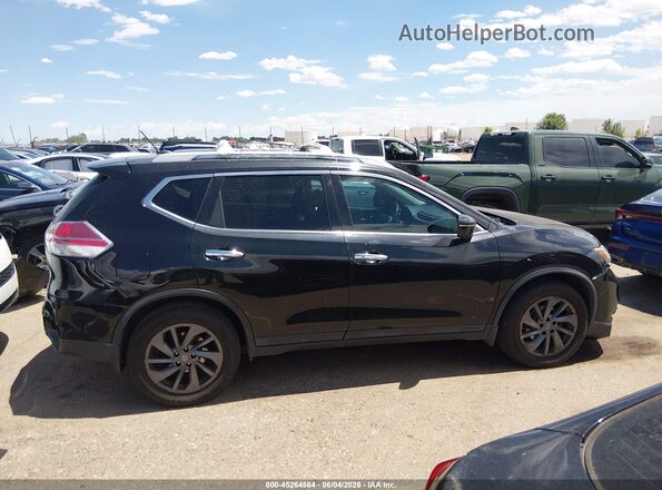 5N1AT2MV3GC785261 2016 NISSAN ROGUE Black Widok wnętrza z tyłu