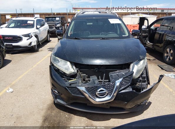 5N1AT2MV3GC785261 2016 NISSAN ROGUE Black Widok zestawu wskaźników