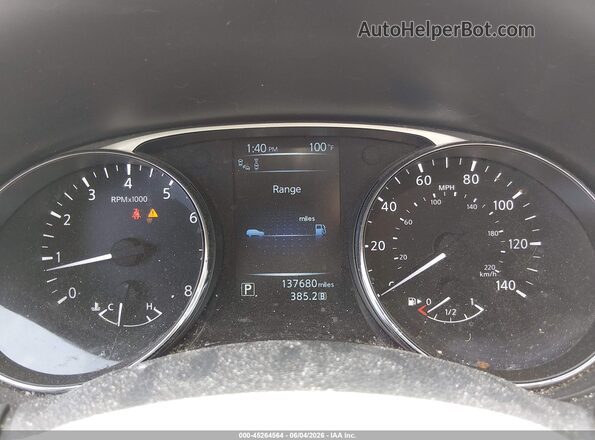5N1AT2MV3GC785261 2016 NISSAN ROGUE Black Widok tylnych siedzeń