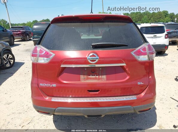 5N1AT2MV3GC794980 2016 NISSAN ROGUE Red 