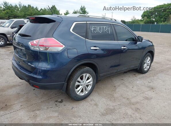5N1AT2MV3GC799032 2016 NISSAN ROGUE Dark Blue უკანა მარჯვენა