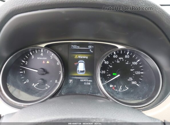 5N1AT2MV3GC799032 2016 NISSAN ROGUE Dark Blue უკანა სავარძლების ხედი