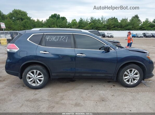 5N1AT2MV3GC799032 2016 NISSAN ROGUE Dark Blue უკანა სალონის ხედი