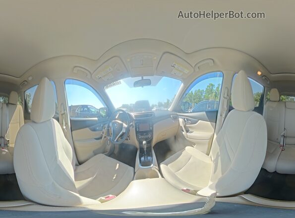 5N1AT2MV3GC925437 2016 NISSAN ROGUE White Панорамний вид салону 360°