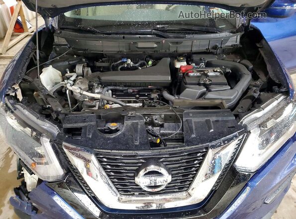 5N1AT2MV3HC811990 2017 NISSAN ROGUE Blue Engine compartment view
