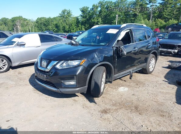 5N1AT2MV3HC839577 2017 NISSAN ROGUE Black Առջևի ձախ երեք քառորդ տեսարան