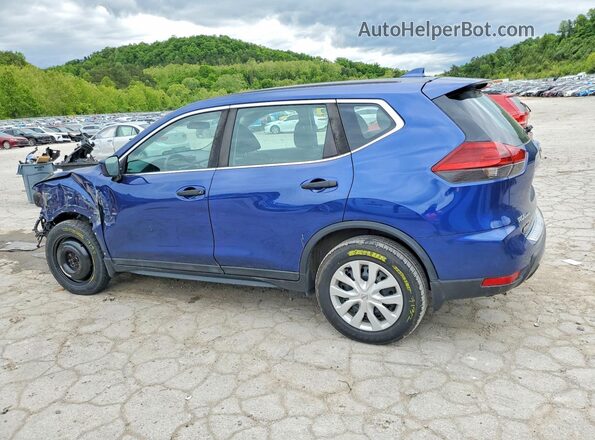 5N1AT2MV3JC726489 2018 NISSAN ROGUE Blue Հետևի ձախ