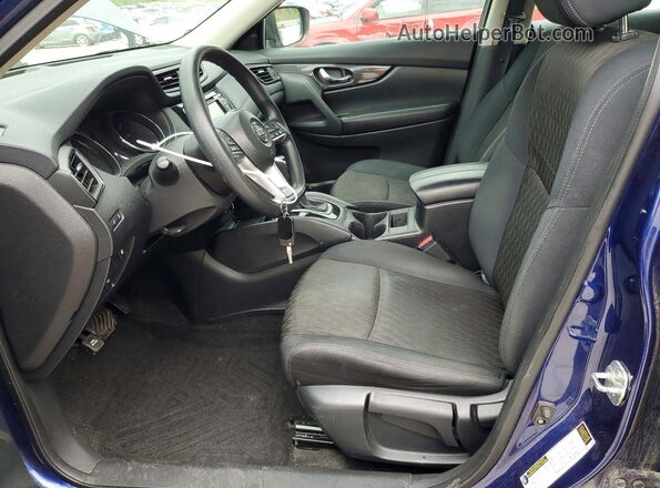 5N1AT2MV3JC726489 2018 NISSAN ROGUE Blue Սալոնի դիմացի տեսք