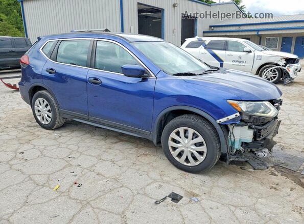 5N1AT2MV3JC726489 2018 NISSAN ROGUE Blue Առջևի աջ