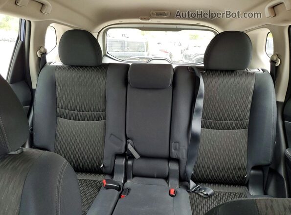 5N1AT2MV3JC726489 2018 NISSAN ROGUE Blue Հետևի նստատեղերի տեսք