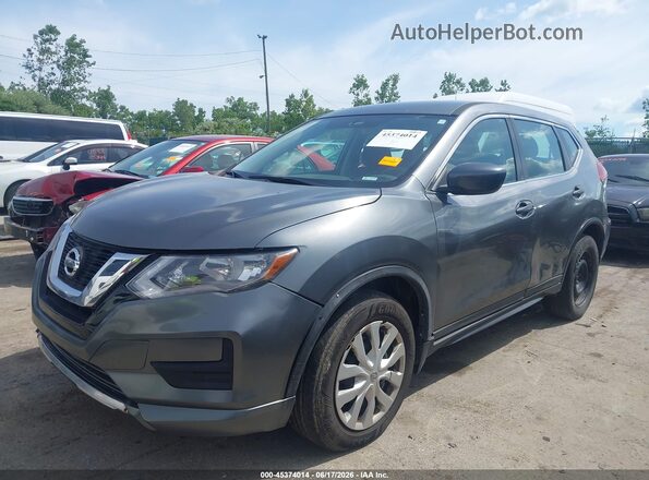 5N1AT2MV3JC728551 2018 NISSAN ROGUE Gray Передня ліва чверть
