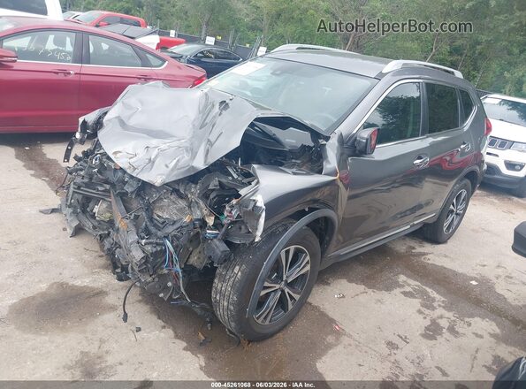 5N1AT2MV3JC729182 2018 NISSAN ROGUE Gray Передня ліва чверть