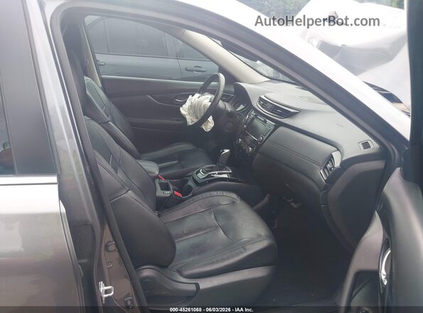 5N1AT2MV3JC729182 2018 NISSAN ROGUE Gray Вид салону спереду