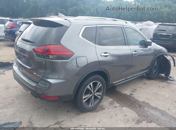 5N1AT2MV3JC729182 2018 NISSAN ROGUE Gray Задня права чверть