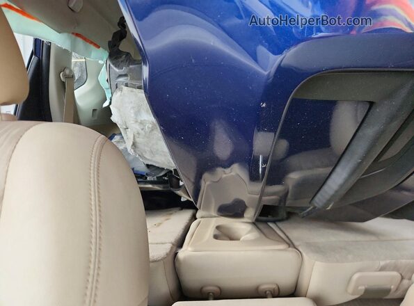 5N1AT2MV3JC772050 2018 NISSAN ROGUE Blue Հետևի նստատեղերի տեսք