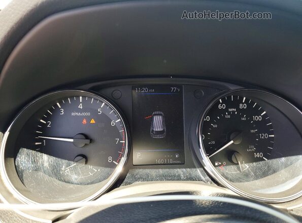 5N1AT2MV3JC774199 2018 NISSAN ROGUE Gray Instrument cluster view