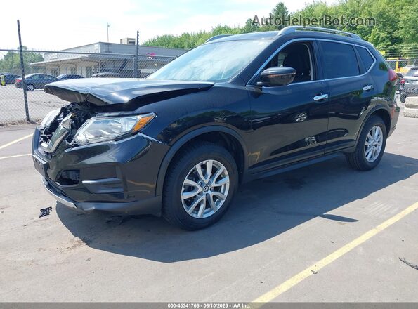 5N1AT2MV3JC807072 2018 NISSAN ROGUE Black წინა მარცხენა ხედი სამი მეოთხედიდან