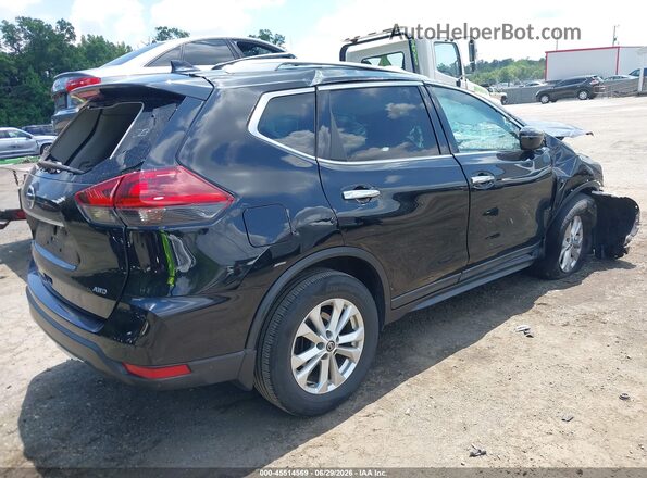 5N1AT2MV3JC814605 2018 NISSAN ROGUE Черный Задняя правая четверть