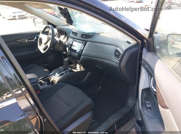 5N1AT2MV3KC720337 2019 NISSAN ROGUE Black Widok wnętrza z przodu