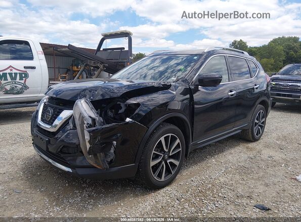 5N1AT2MV3KC720659 2019 NISSAN ROGUE Black წინა მარცხენა ხედი სამი მეოთხედიდან