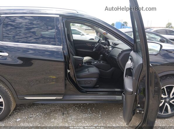 5N1AT2MV3KC720659 2019 NISSAN ROGUE Black წინა სალონის ხედი