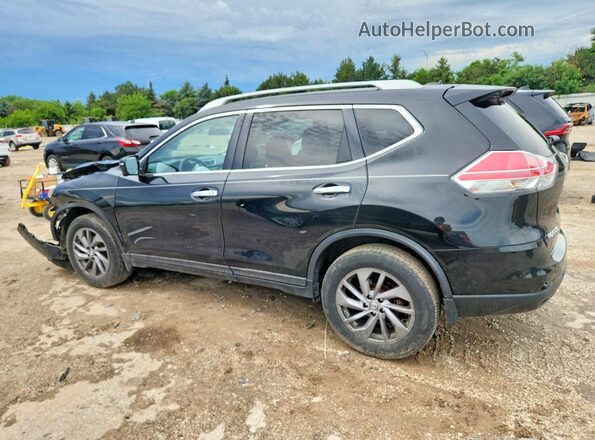 5N1AT2MV4GC748770 2016 NISSAN ROGUE Black Задня ліва чверть