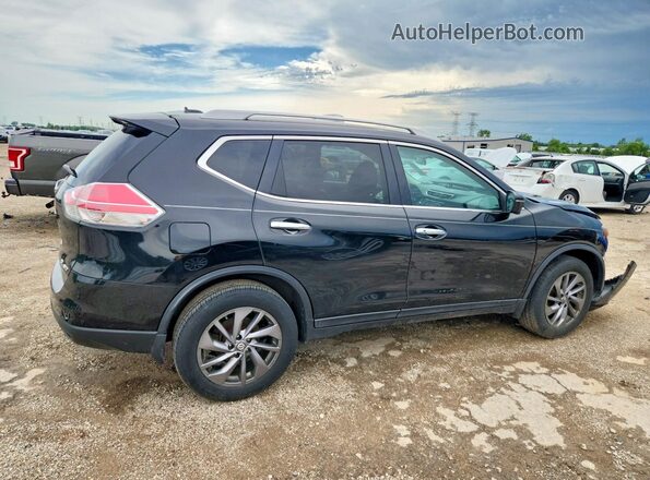 5N1AT2MV4GC748770 2016 NISSAN ROGUE Black Задня права чверть