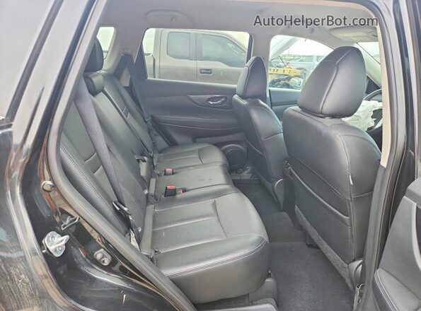 5N1AT2MV4GC748770 2016 NISSAN ROGUE Black Вид задніх сидінь