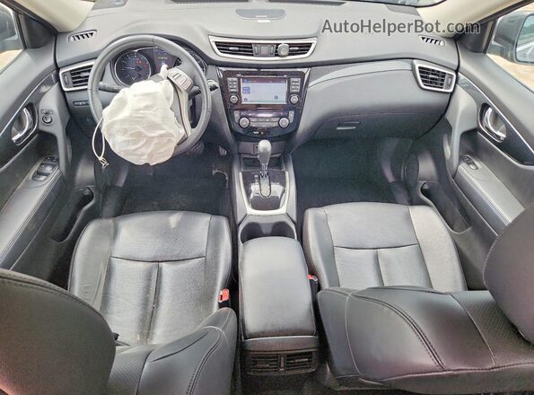 5N1AT2MV4GC748770 2016 NISSAN ROGUE Black Вид панелі приладів
