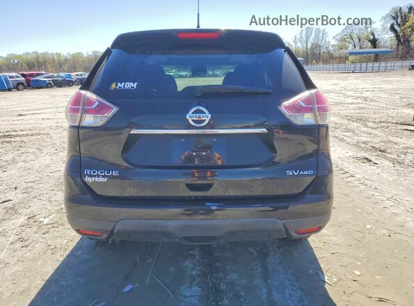 5N1AT2MV4GC786905 2016 NISSAN ROGUE Black Widok z tyłu