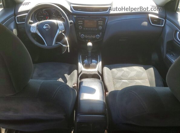 5N1AT2MV4GC786905 2016 NISSAN ROGUE Black Widok deski rozdzielczej