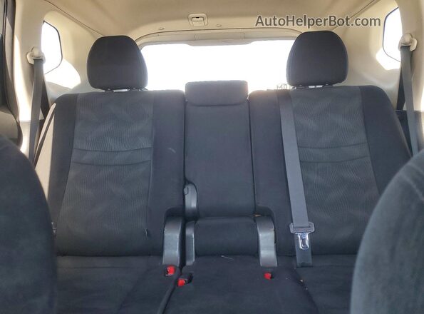5N1AT2MV4GC786905 2016 NISSAN ROGUE Black Widok tylnych siedzeń
