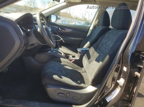 5N1AT2MV4GC786905 2016 NISSAN ROGUE Black Widok wnętrza z przodu