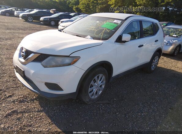 5N1AT2MV4GC805713 2016 NISSAN ROGUE White წინა მარცხენა ხედი სამი მეოთხედიდან