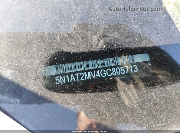 5N1AT2MV4GC805713 2016 NISSAN ROGUE White წინა პანელის ხედი