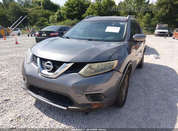 5N1AT2MV4GC825640 2016 NISSAN ROGUE Gray Դիմացի տեսք