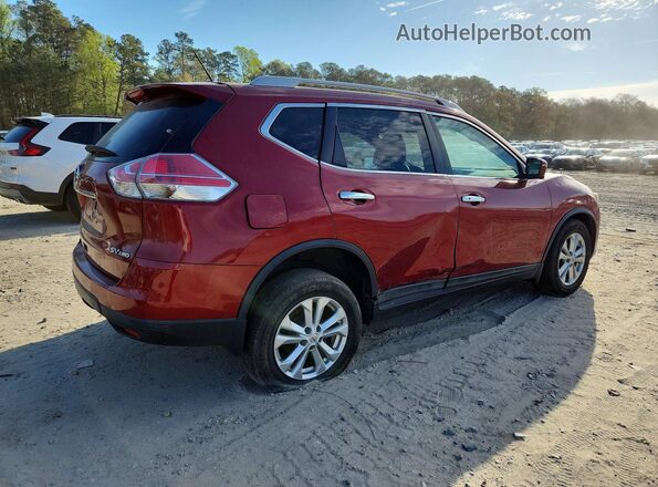 5N1AT2MV4GC827694 2016 NISSAN ROGUE Темно-бордовый 