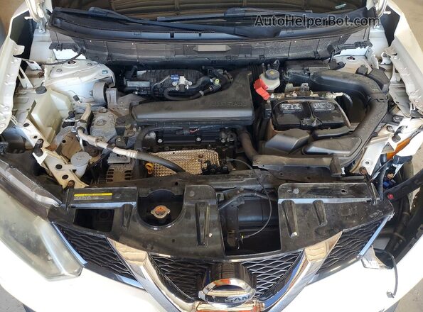 5N1AT2MV4GC827968 2016 NISSAN ROGUE White Вид підкапотного простору