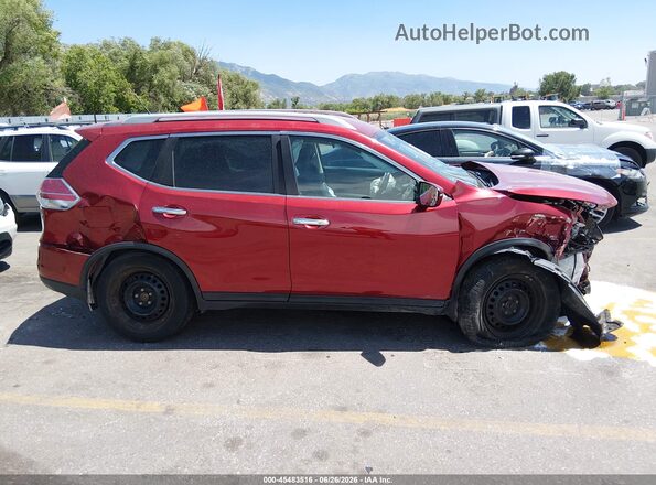 5N1AT2MV4GC830286 2016 NISSAN ROGUE Burgundy Панорамний вид салону 360°